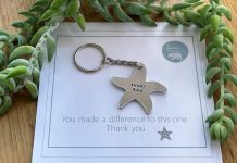 The Brave Bear collection keyring